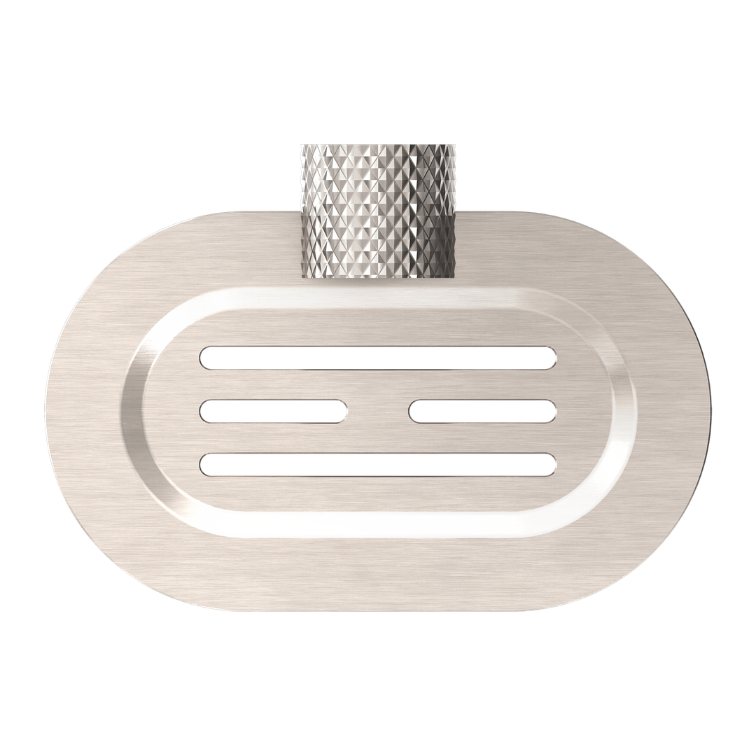 Nero Opal Soap Dish Holder - Brushed Nickel