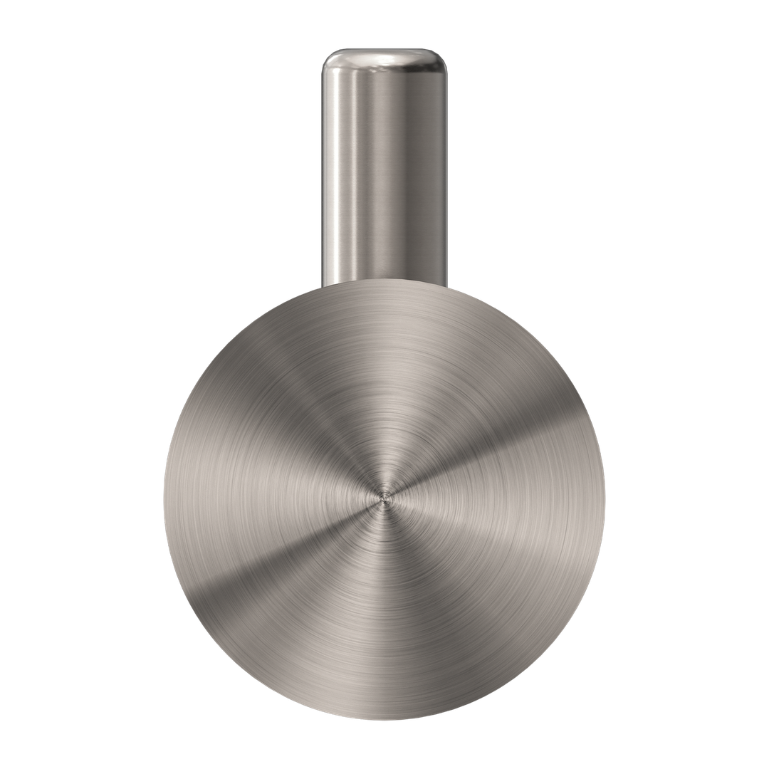 Opal Nero Robe Hook - Brushed Nickel