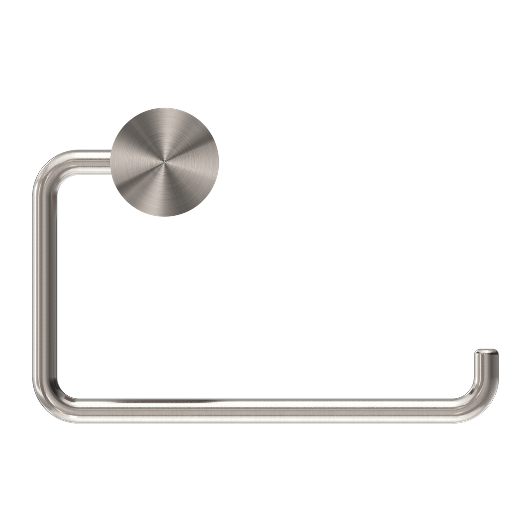 Nero Opal Toilet Roll Holder - Brushed Nickel