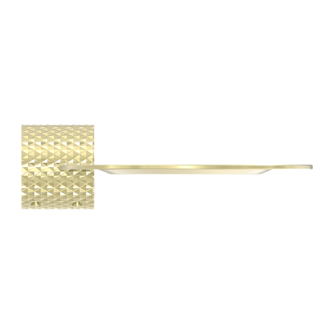 Opal Nero Metal Shelf - Brushed Gold