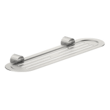 Opal Nero Metal Shelf - Brushed Nickel