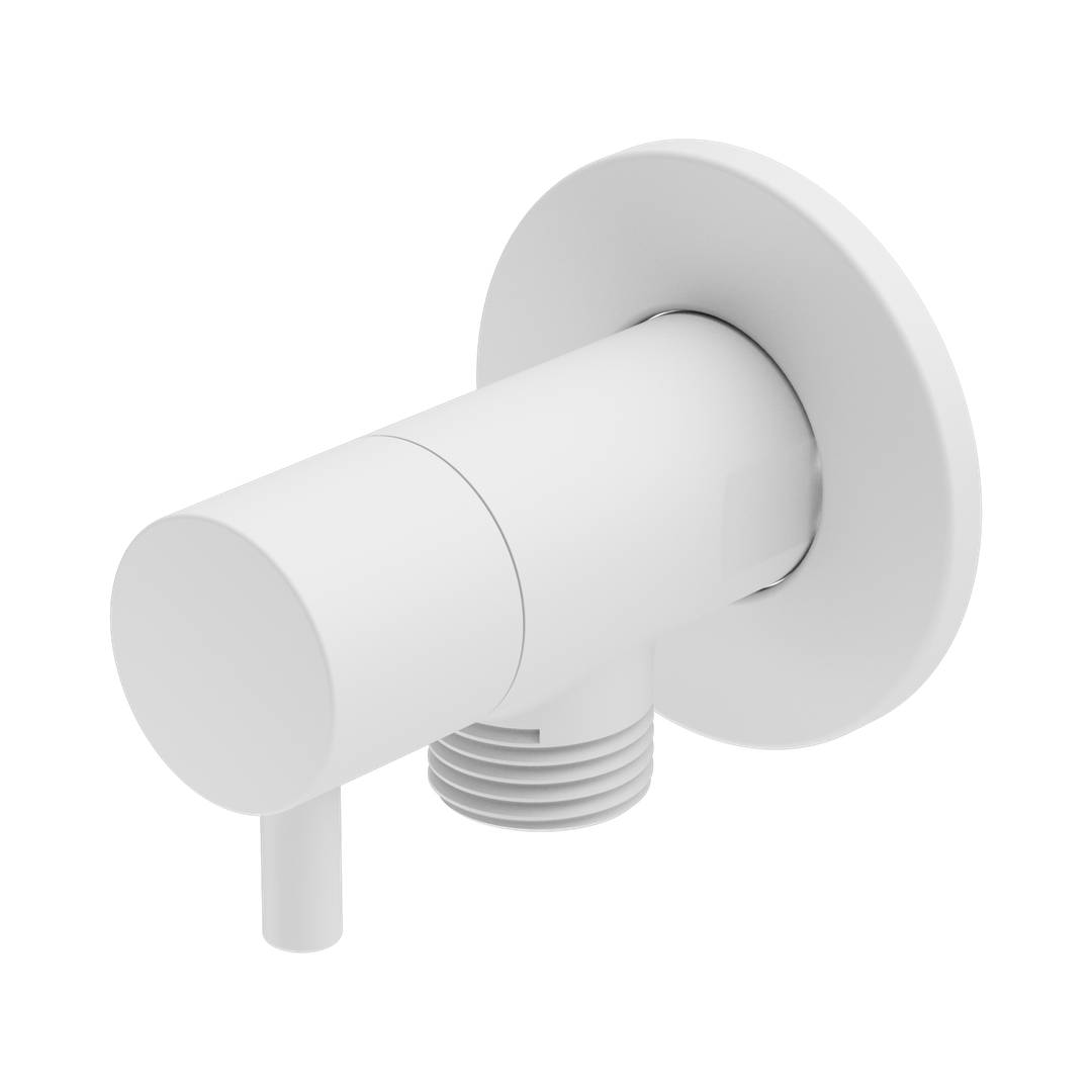 Nero Mini Cistern Stop - Matte White