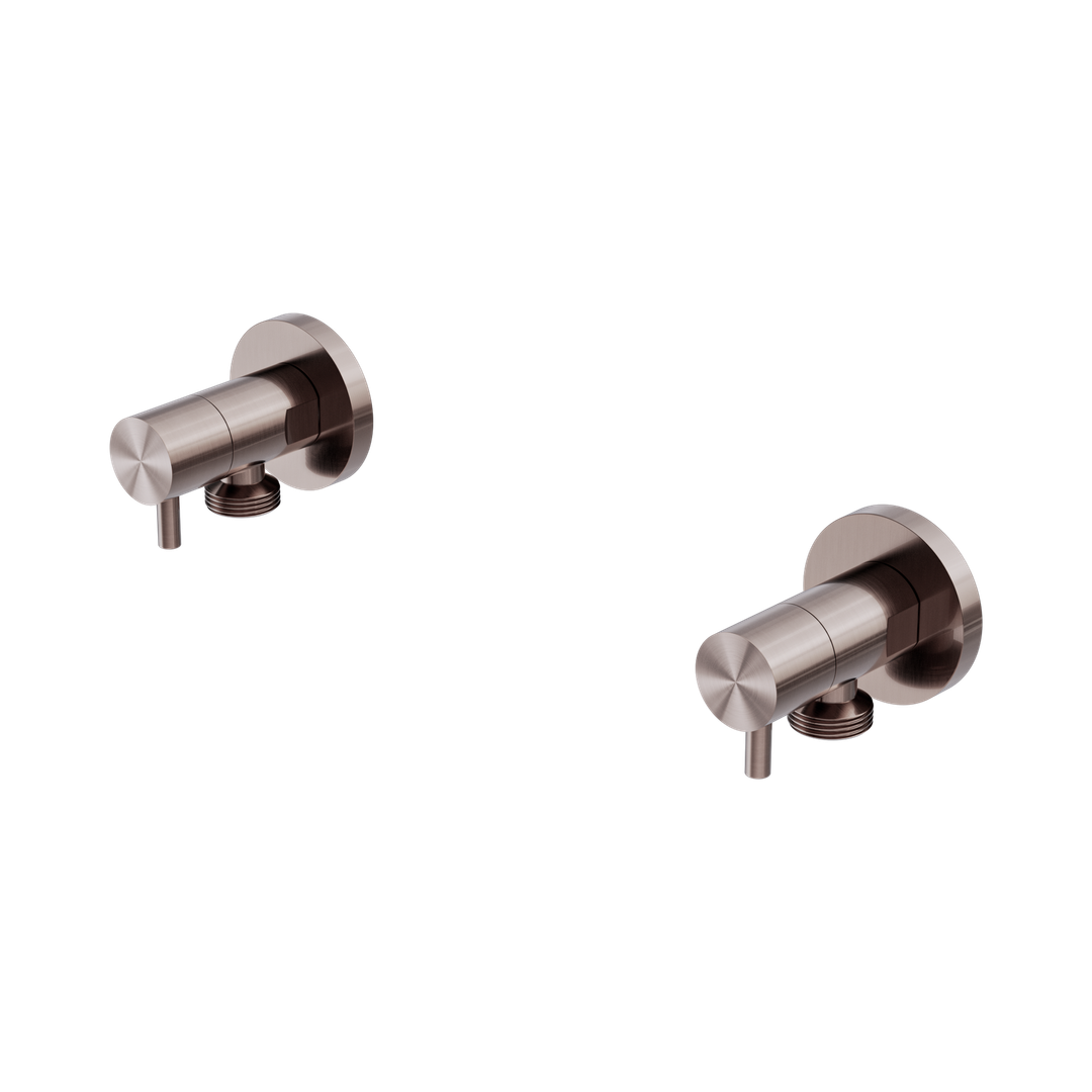 Nero Washing Machine Tap Set - Brushed Bronze