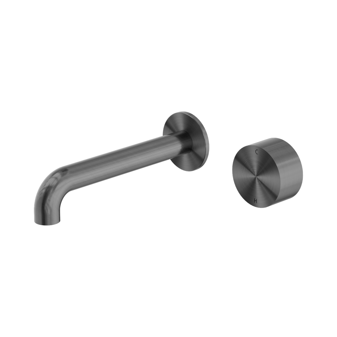 Nero Kara Progressive Wall Basin/Bath Set 185Mm - Gunmetal
