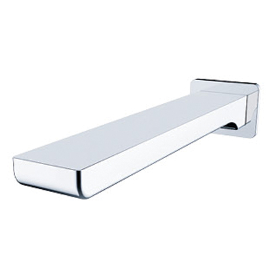 Celia Nero Bath Spout Shower - Chrome