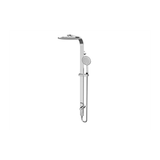Rain Round Nero Shower Set Single Hose Shower - Chrome