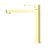Ecco Tall Basin Nero Mixer Shower - Brushed Gold