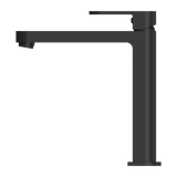 Nero Ecco Tall Basin Mixer - Matt Black