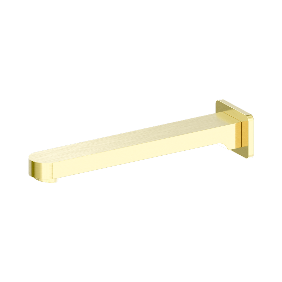 Nero Ecco Fixed Bath Spout Only - Brushed Gold
