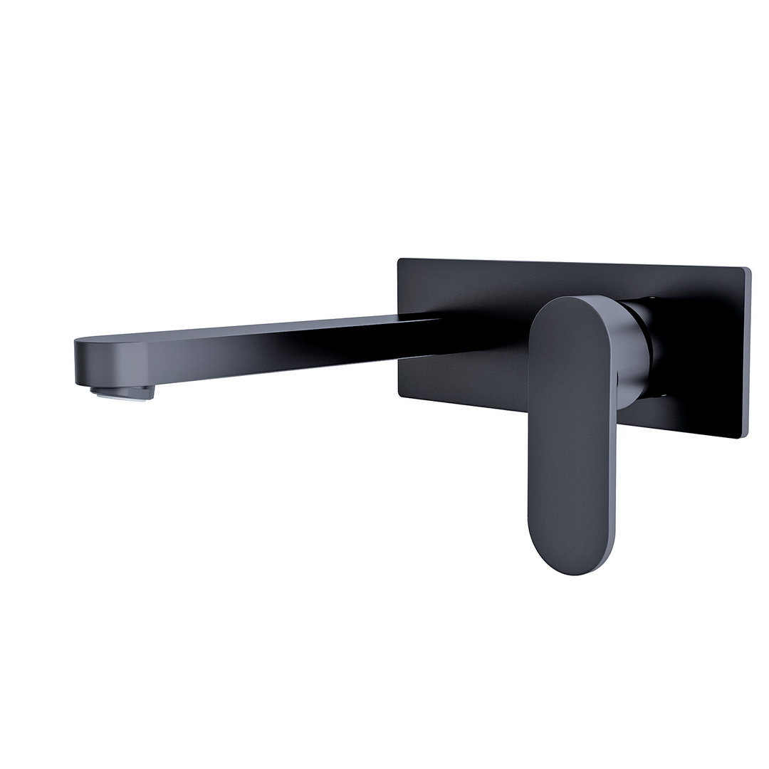 Ecco Wall Basin Nero Mixer - Matt Black