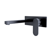 Nero Ecco Wall Basin Mixer - Matt Black