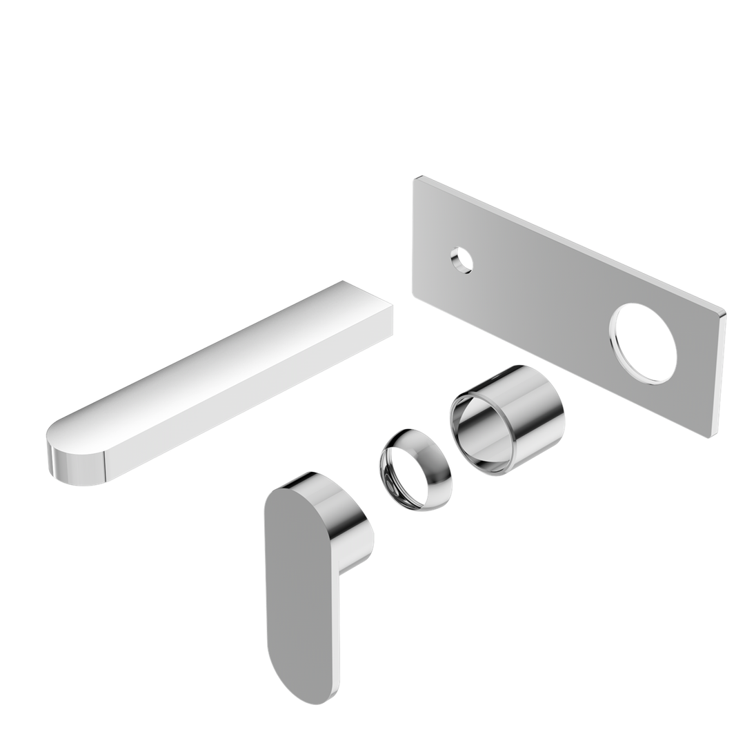 Nero Ecco Wall Basin/Bath Mixer Trim Kits Only - Chrome