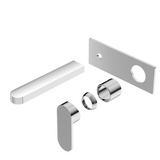 Nero Ecco Wall Basin/Bath Mixer Trim Kits Only - Chrome