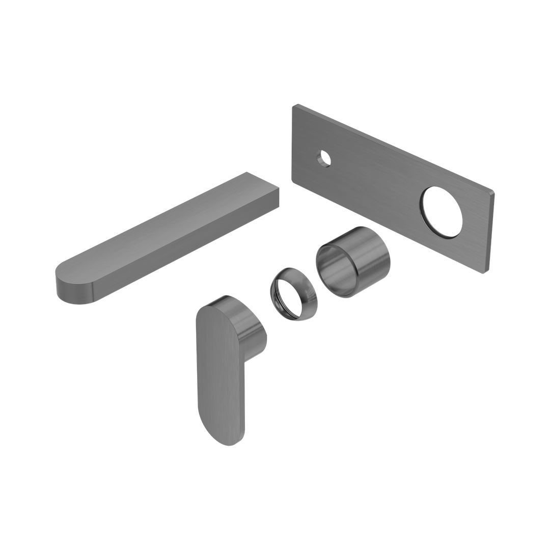 Nero Ecco Wall Basin/Bath Mixer Trim Kits Only - Gunmetal