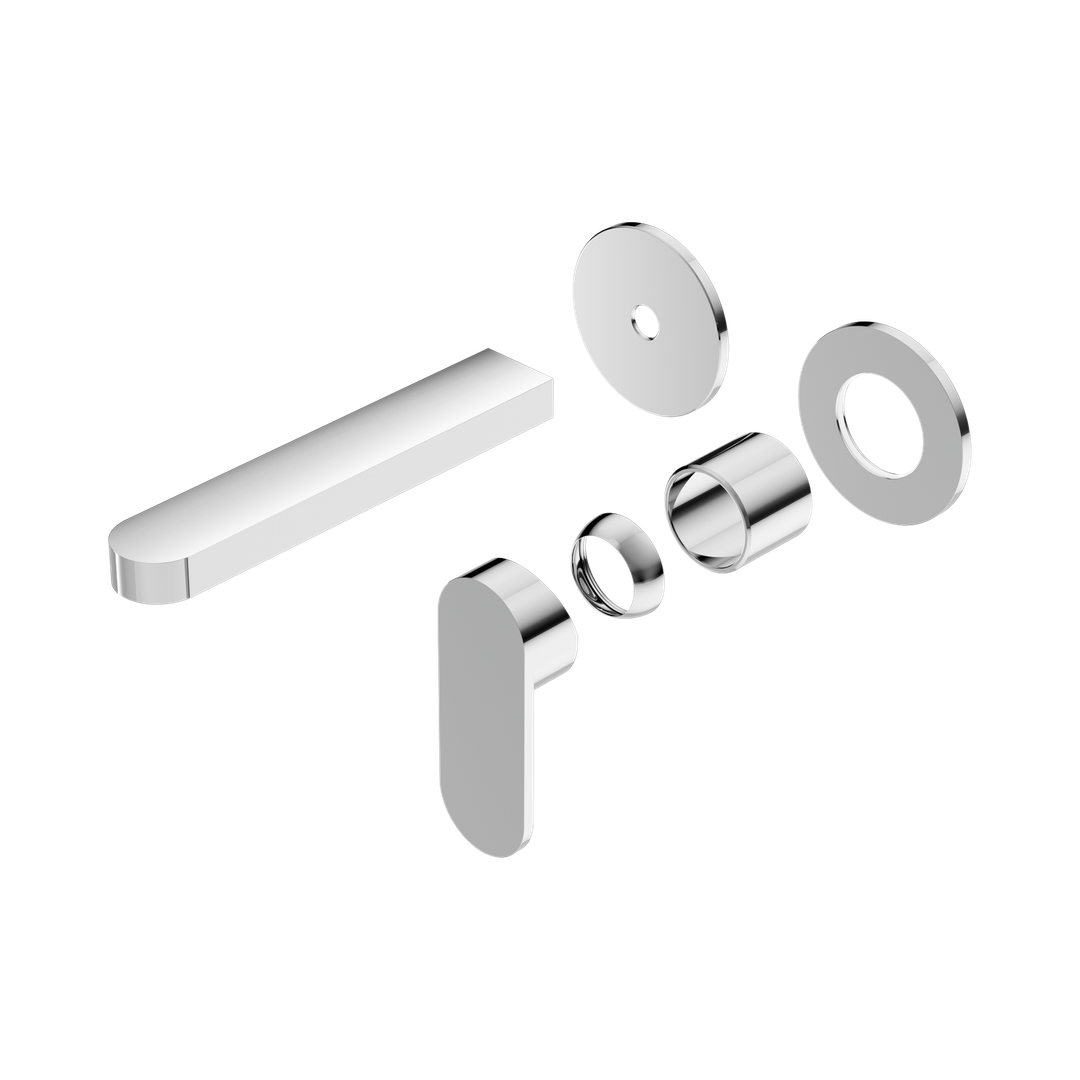 Nero Ecco Wall Basin/Bath Mixer Separate Back Plate Trim Kits Only - Chrome