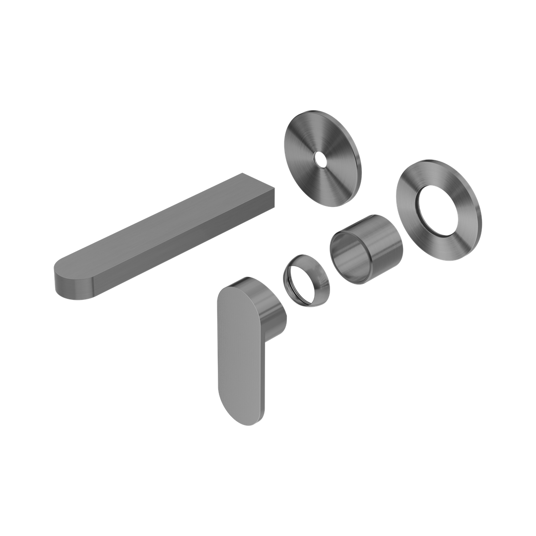 Nero Ecco Wall Basin/Bath Mixer Separate Back Plate Trim Kits Only - Gunmetal