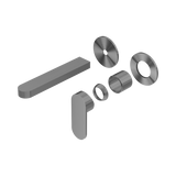 Nero Ecco Wall Basin/Bath Mixer Separate Back Plate Trim Kits Only - Gunmetal
