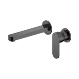 Nero Ecco Wall Basin/Bath Mixer Separate Back Plate 60Mm - Gunmetal