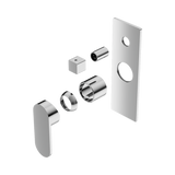 Nero Ecco Shower Mixer With Diverter Trim Kits Only - Chrome