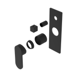 Nero Ecco Shower Mixer With Diverter Trim Kits Only - Matte Black