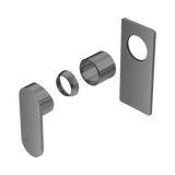 Nero Ecco Shower Mixer Trim Kits Only - Gunmetal