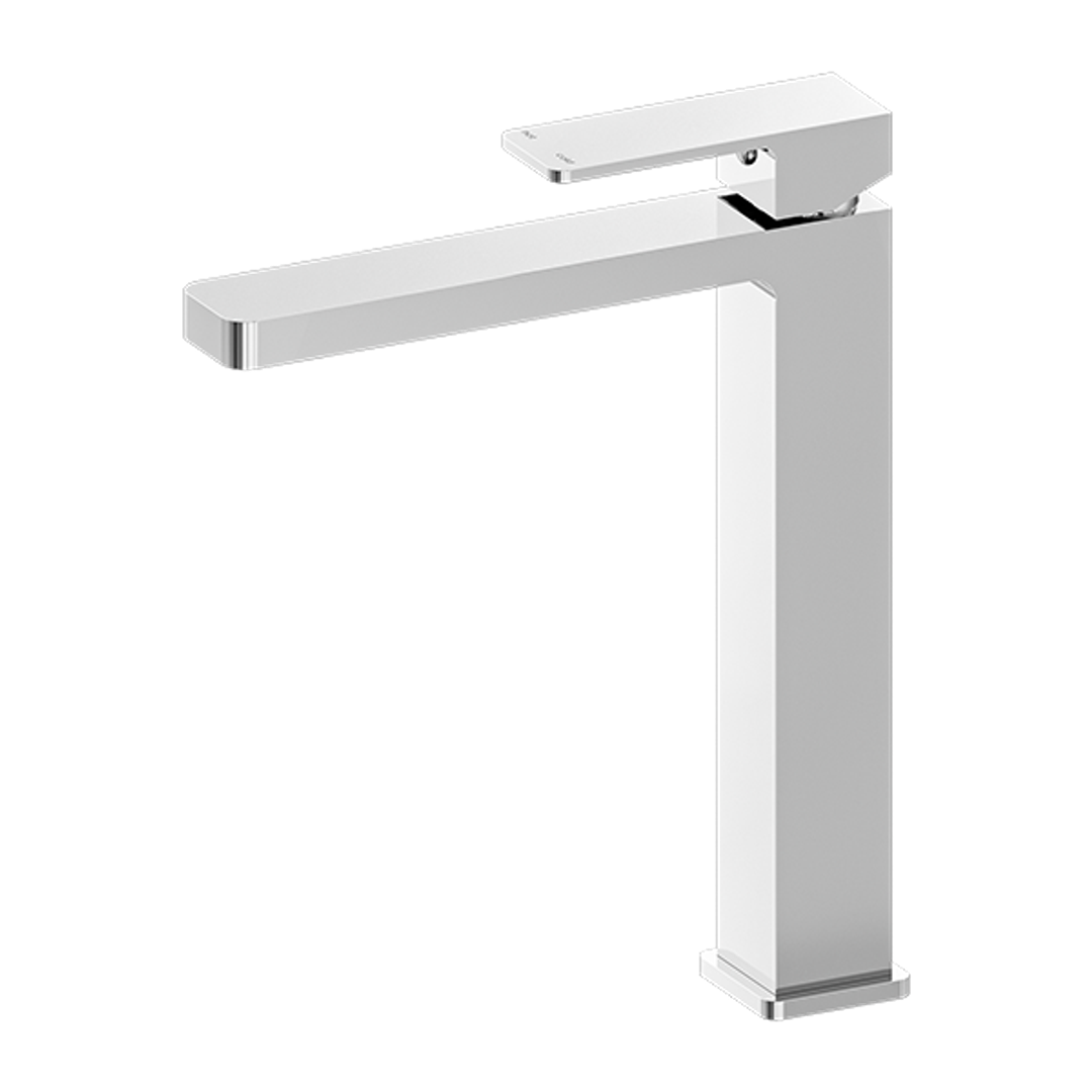 Celia Tall Basin Nero Mixer Shower - Chrome