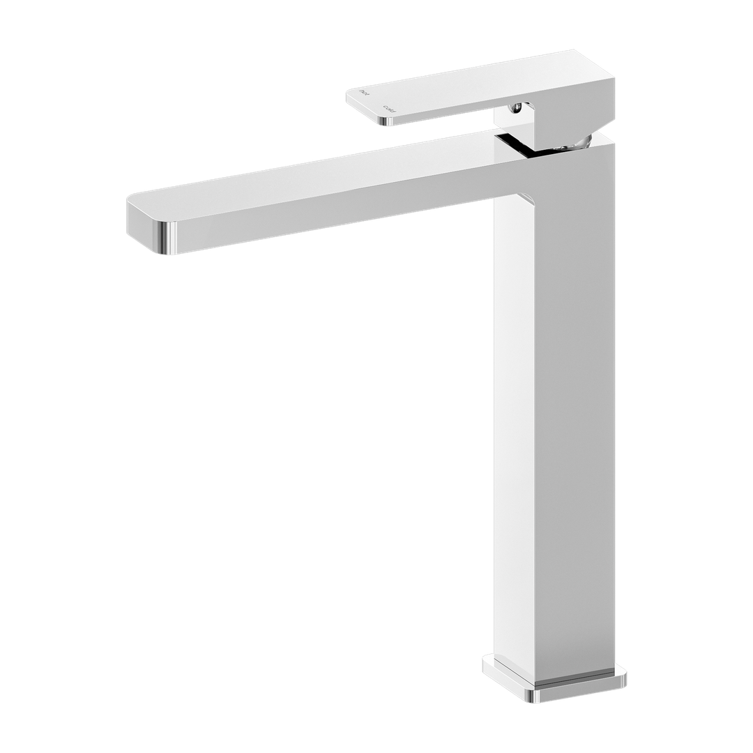 Celia Tall Basin Nero Mixer Shower - Chrome