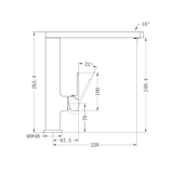 Celia Kitchen Nero Mixer Shower - Matt Black