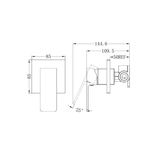 Celia Shower Nero Mixer Shower - Matt Black