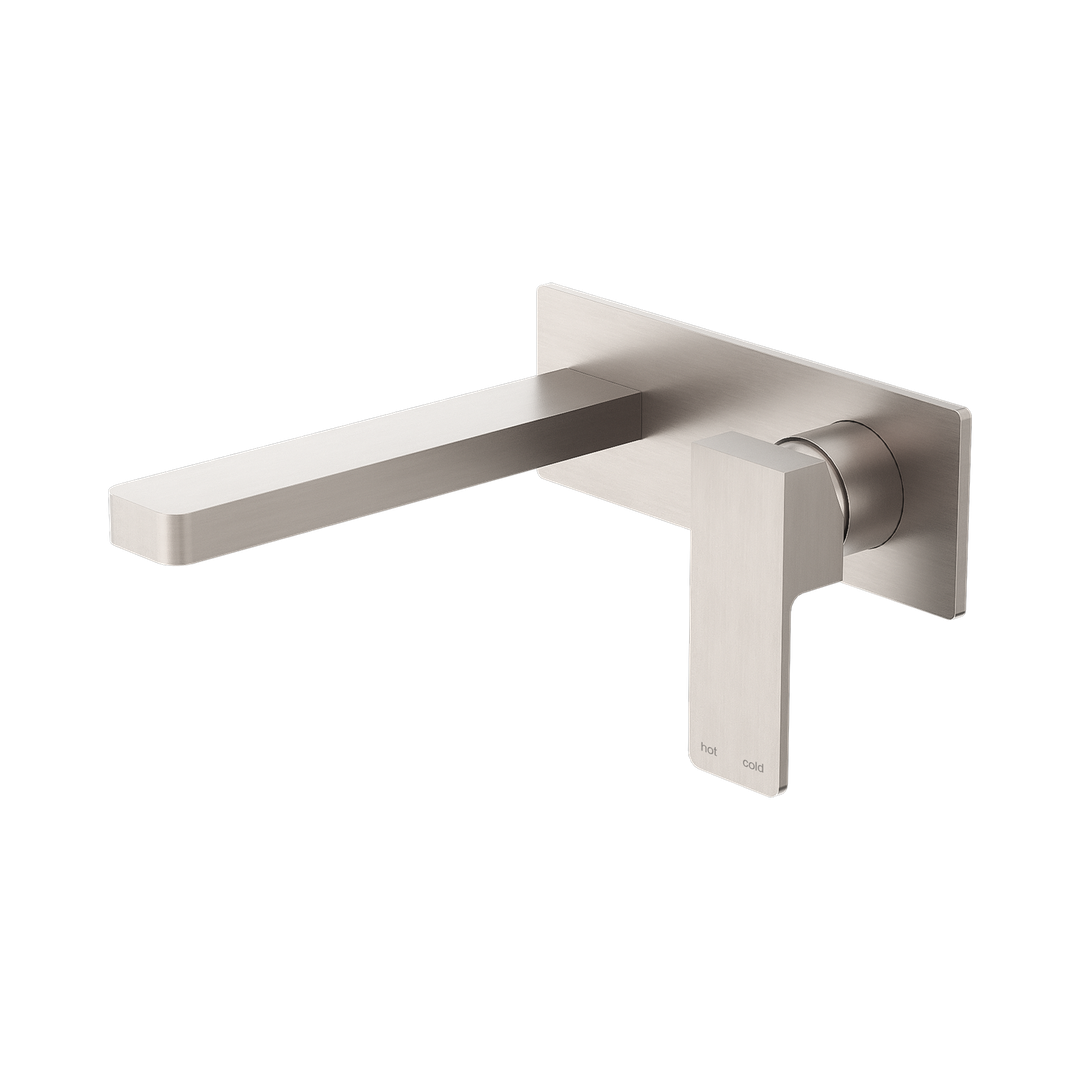 Nero Celia Wall Basin/Bath Mixer - Brushed Nickel