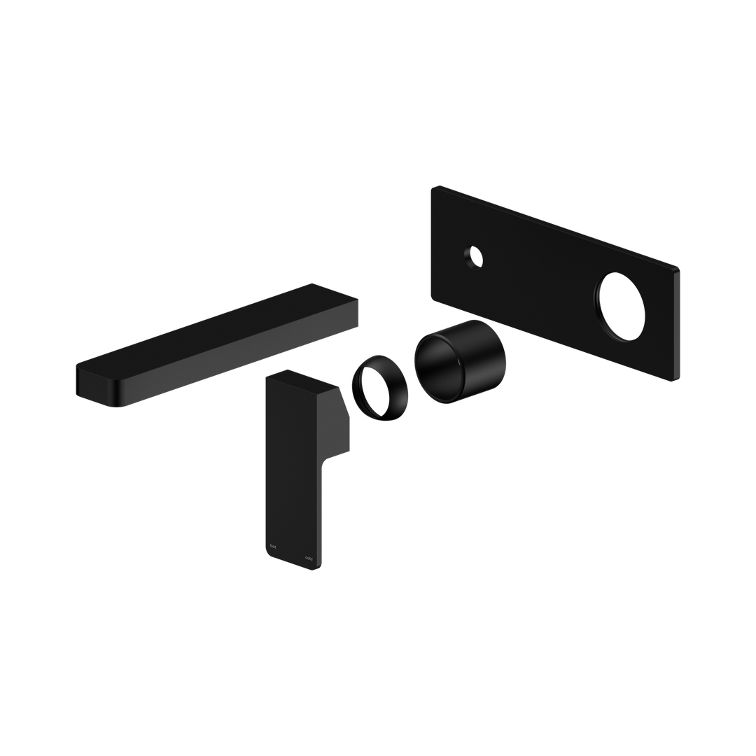 Nero Celia Wall Basin/Bath Mixer Trim Kits Only - Matte Black