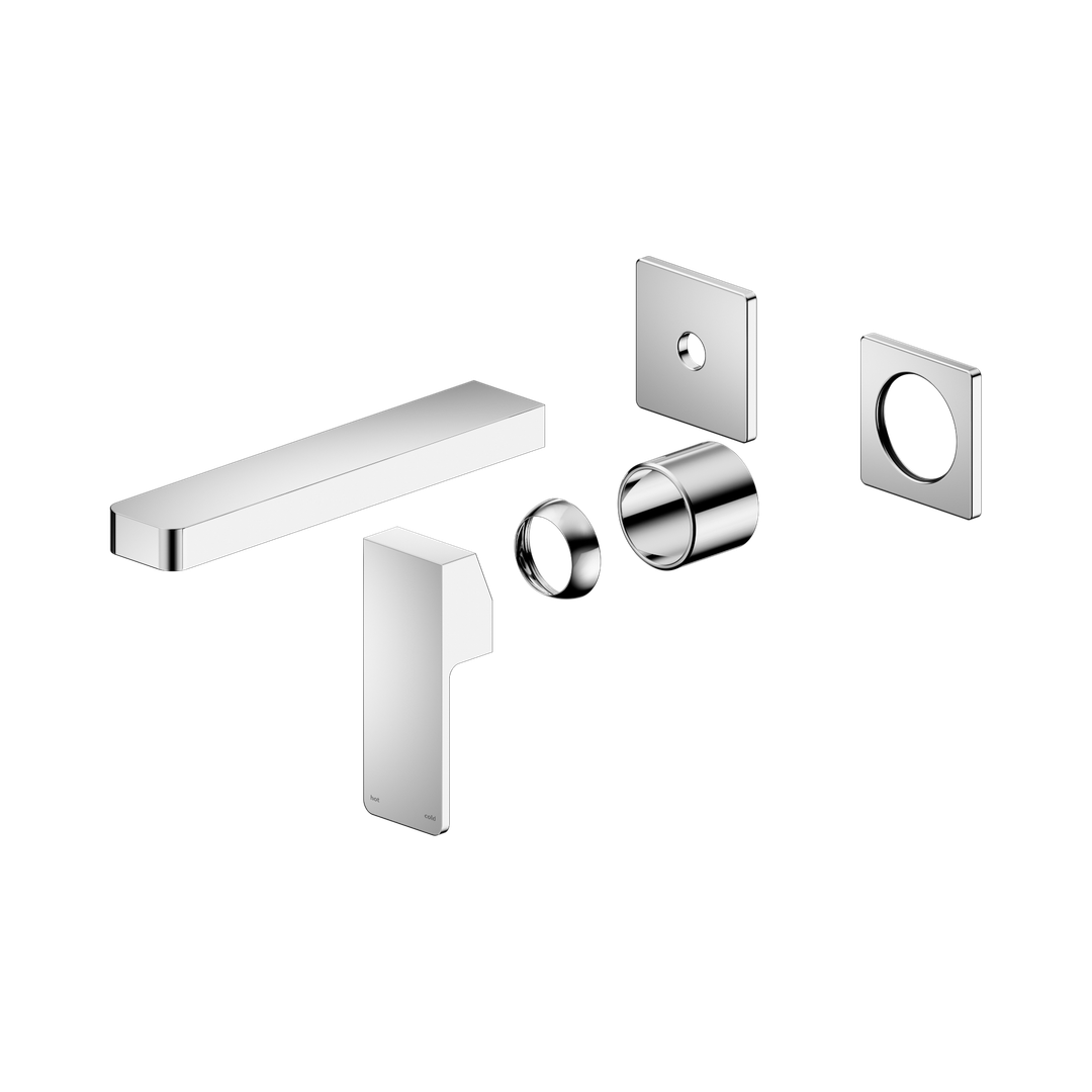 Nero Celia Wall Basin/Bath Mixer Separate Back Plate Trim Kits Only - Chrome