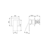 Nero Celia Shower Mixer - Matte Black