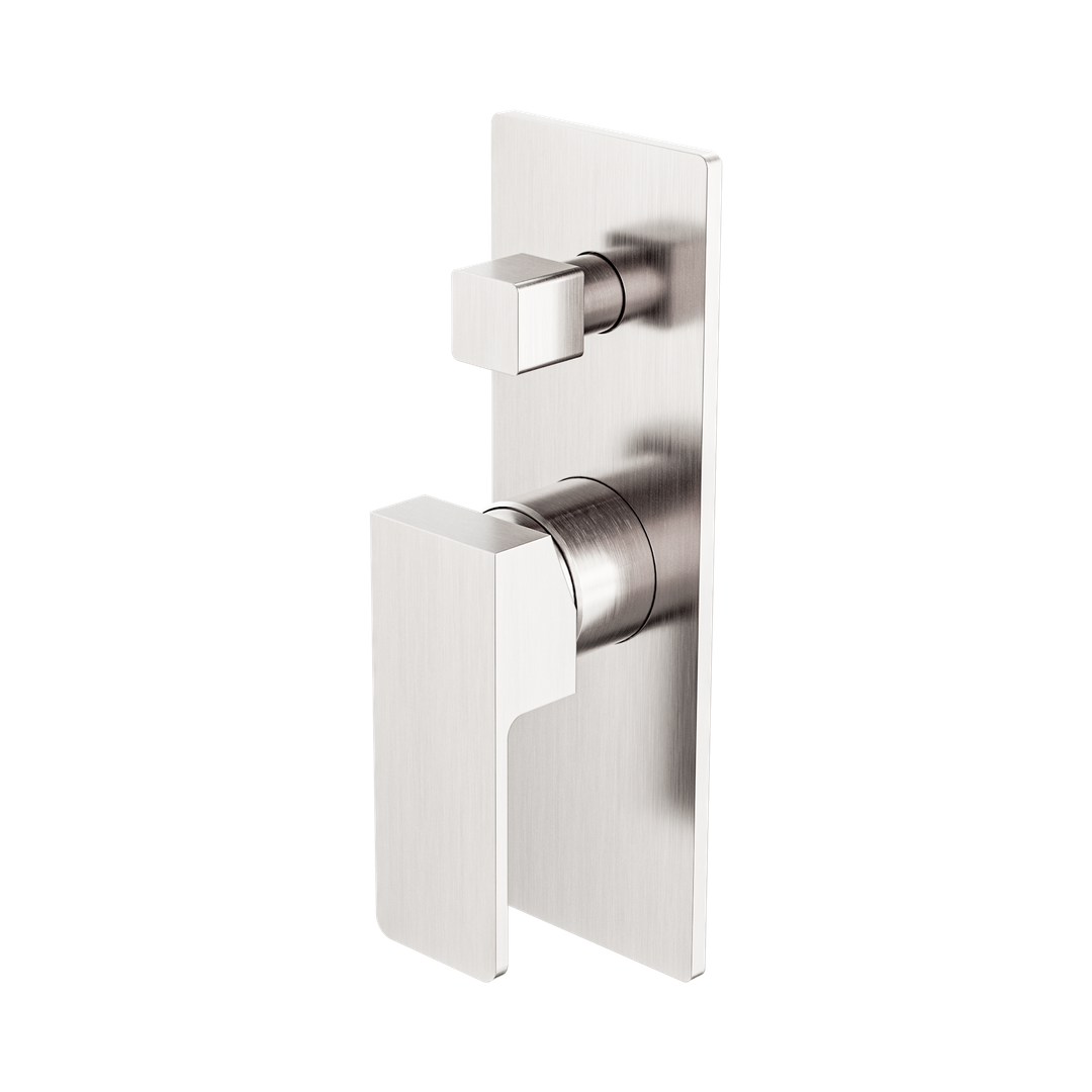 Nero Celia Shower Mixer With Diverter - Brushed Nickel