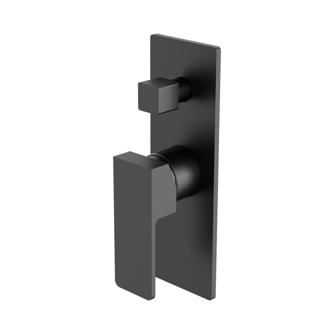 Nero Celia Shower Mixer With Diverter - Matte Black