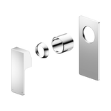 Nero Celia Shower Mixer Rectangular Backplate Trim Kits Only - Chrome