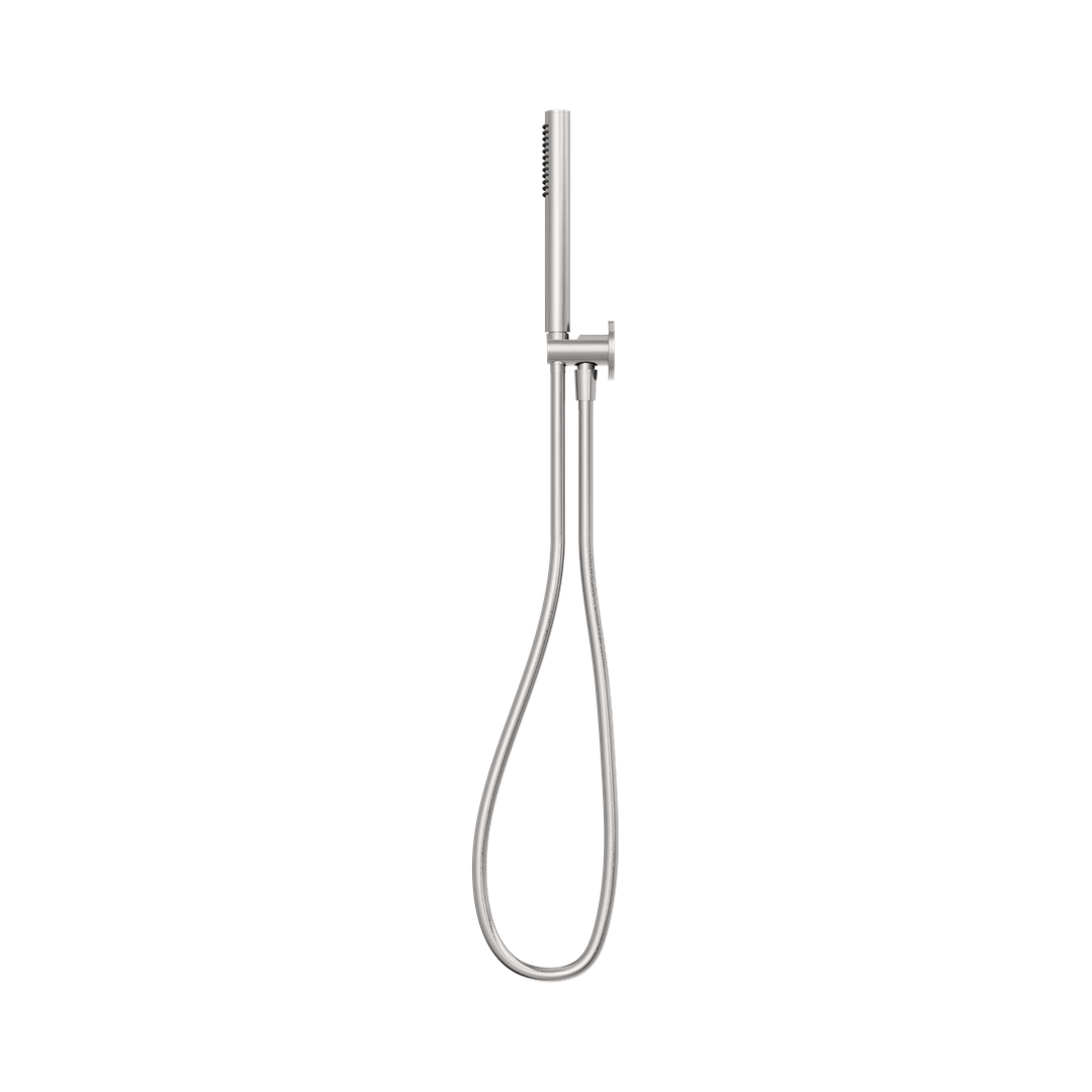 Nero Round Showeer Bracket - Brushed Nickel