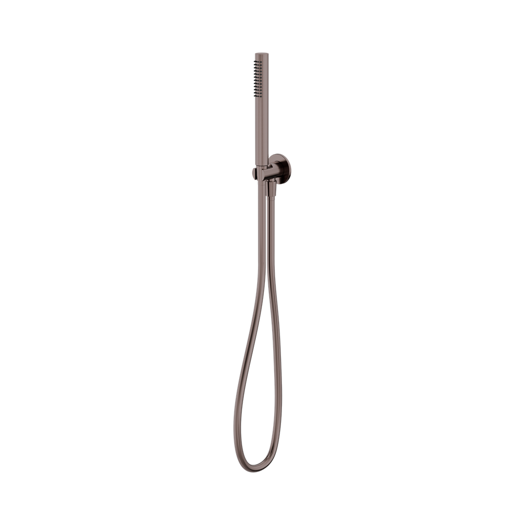 Nero Slim Shower On Bracket - Brushed Bronze