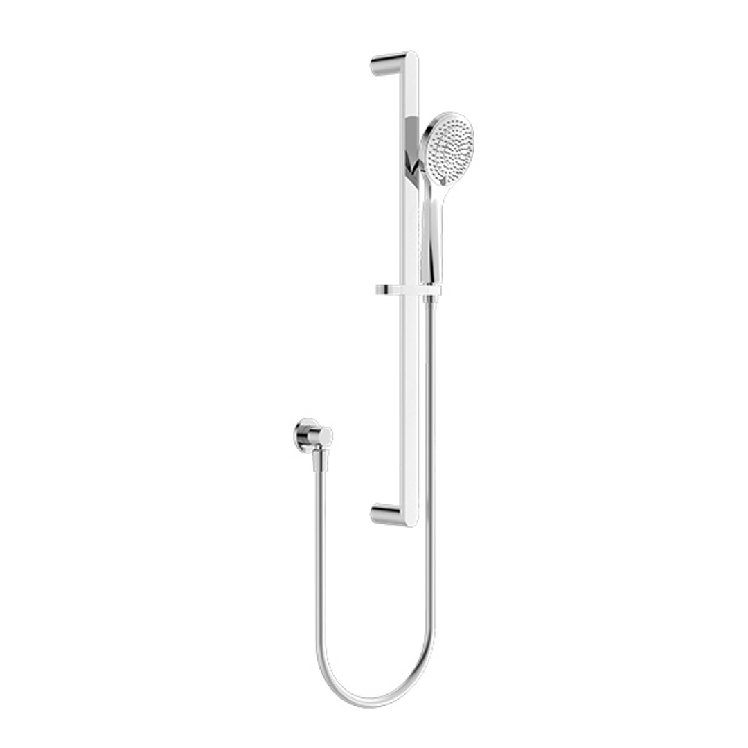 Nero Bianca/Ecco Shower Rail With Air Shower - Chrome