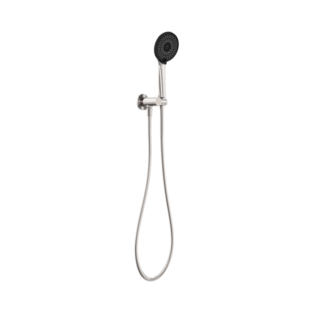 Nero Project Round Shower On Bracket 4 Star Rating - Brushed Nickel