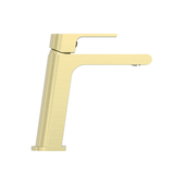 Bianca Basin Nero Mixer - Brushed Gold