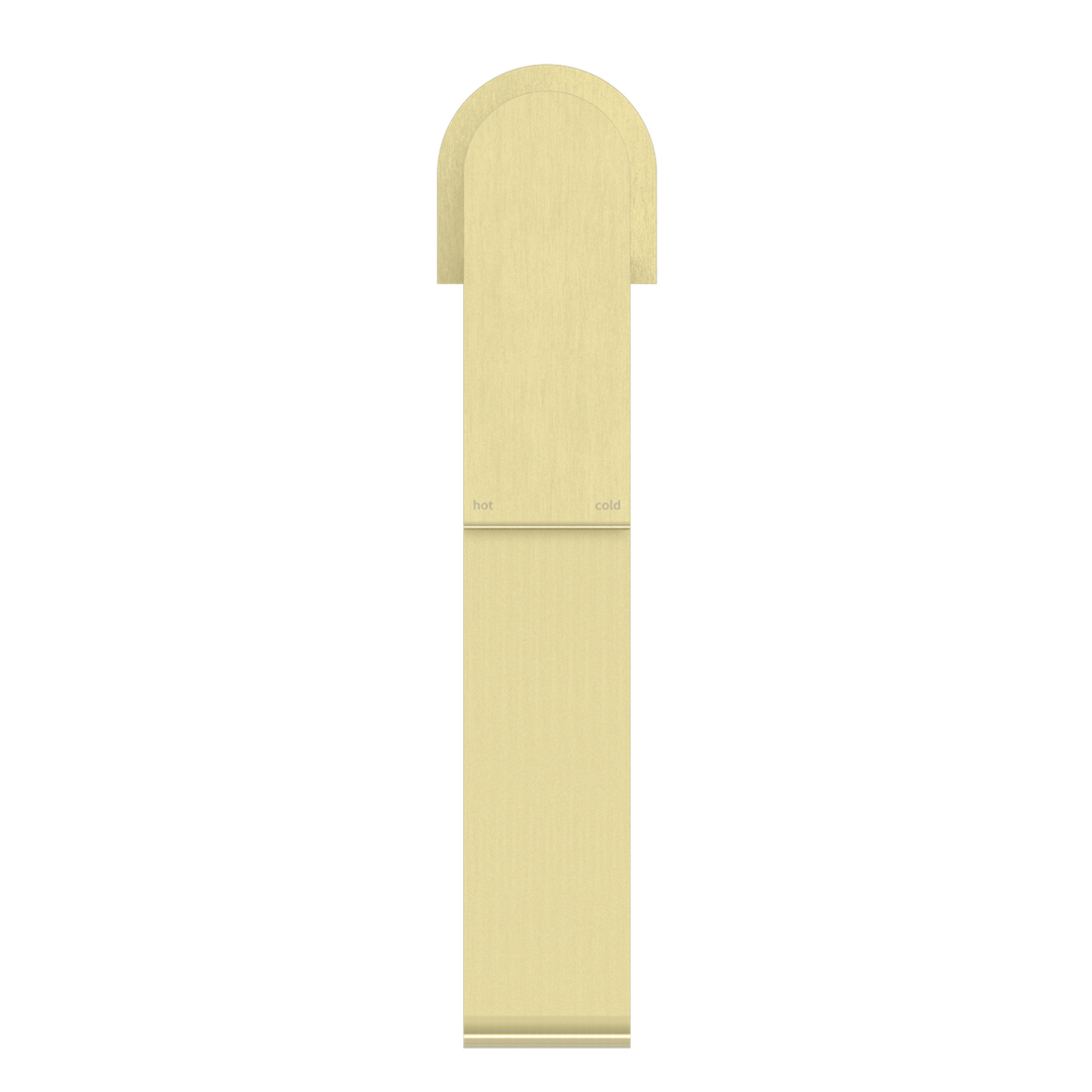 Bianca Tall Basin Nero Mixer - Brushed Gold