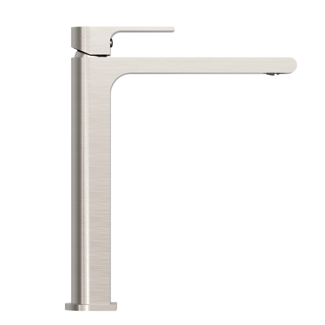 Bianca Tall Basin Nero Mixer Shower - Brushed Nickel