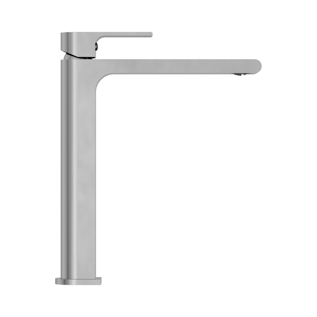 Bianca Tall Basin Nero Mixer Shower - Chrome