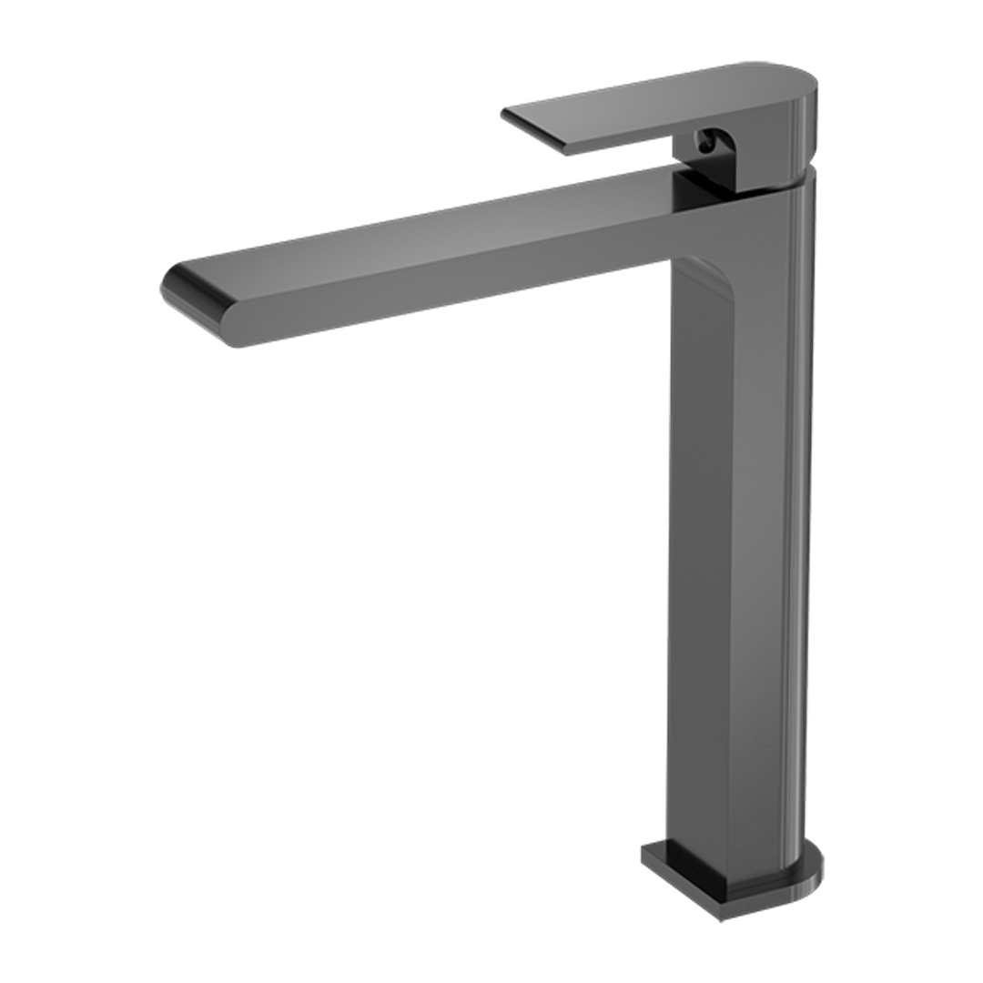 Bianca Tall Basin Nero Mixer Shower - Gun Metal Grey