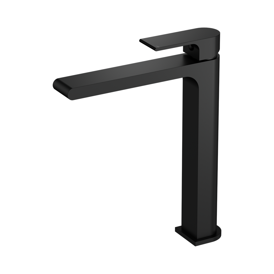 Bianca Tall Basin Nero Mixer Shower - Matt Black
