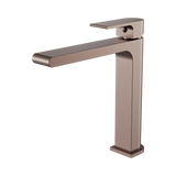 Nero Bianca Mid Tall Basin Mixer - Brushed Bronze