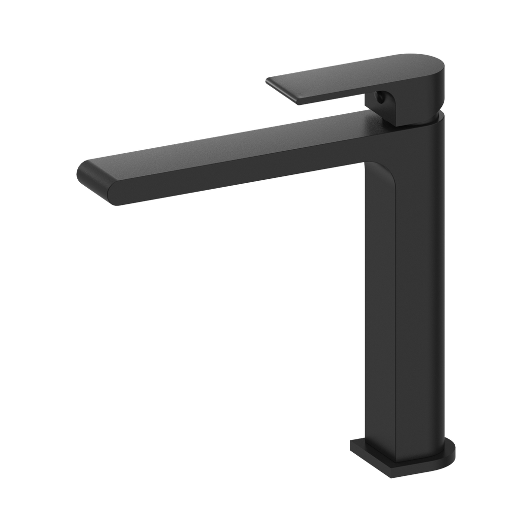 Nero Bianca Mid Tall Basin Mixer - Matte Black