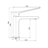 Nero Bianca Care Basin Mixer - Chrome