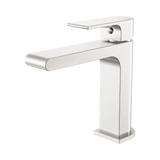 Bianca Basin Nero Mixer Straight Spout Brushed Nickel